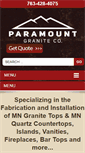 Mobile Screenshot of paramountgranite.com